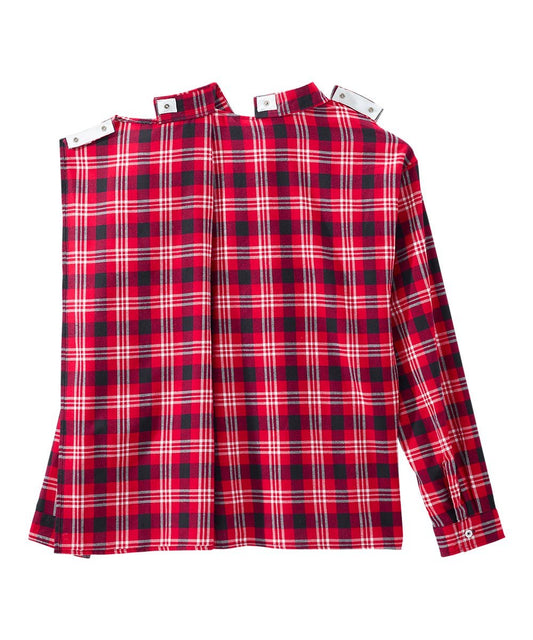 Men's Open Back Flannel Shirt - Silverts 2