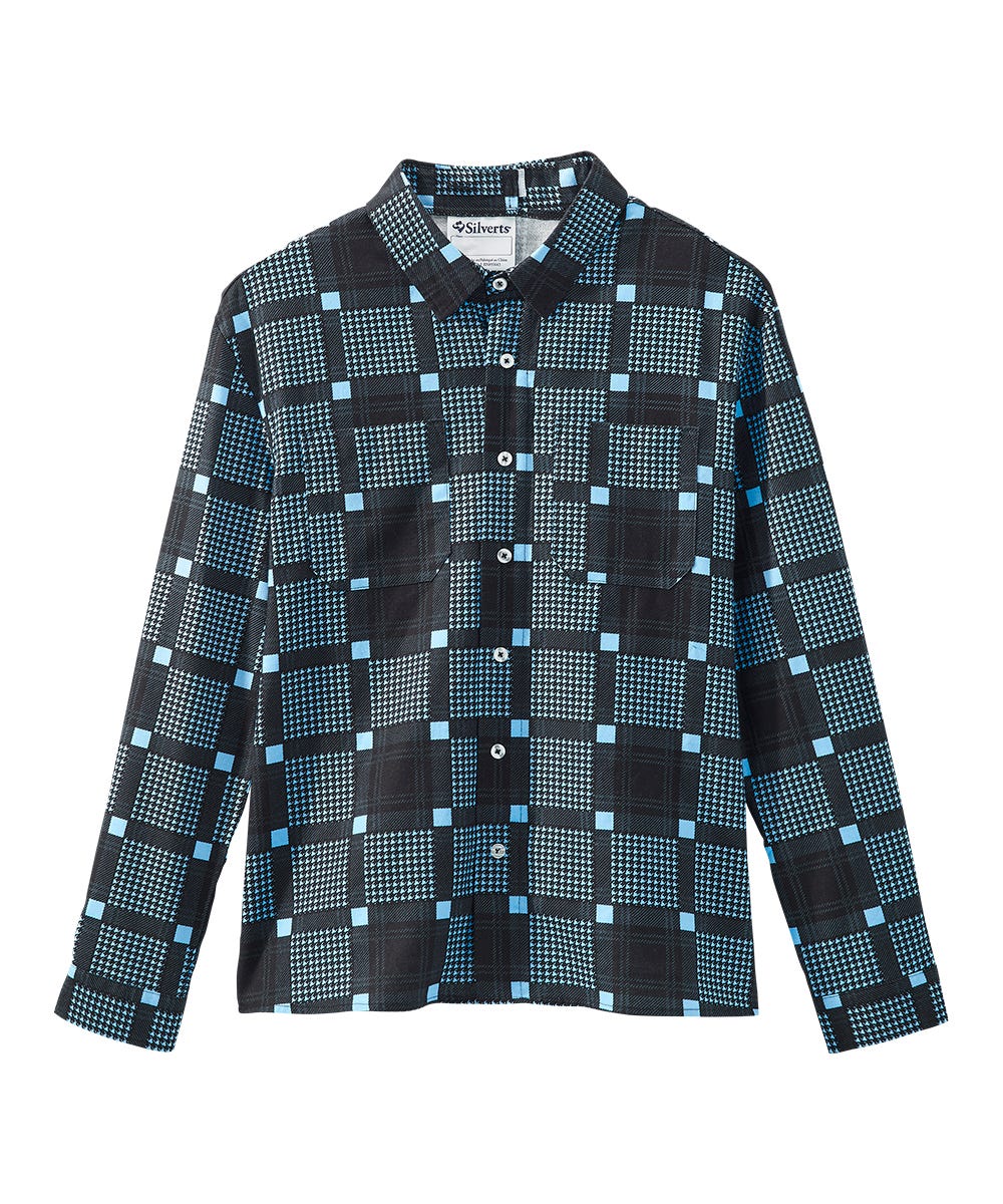 Men's Open Back Flannel Shirt - Silverts 5