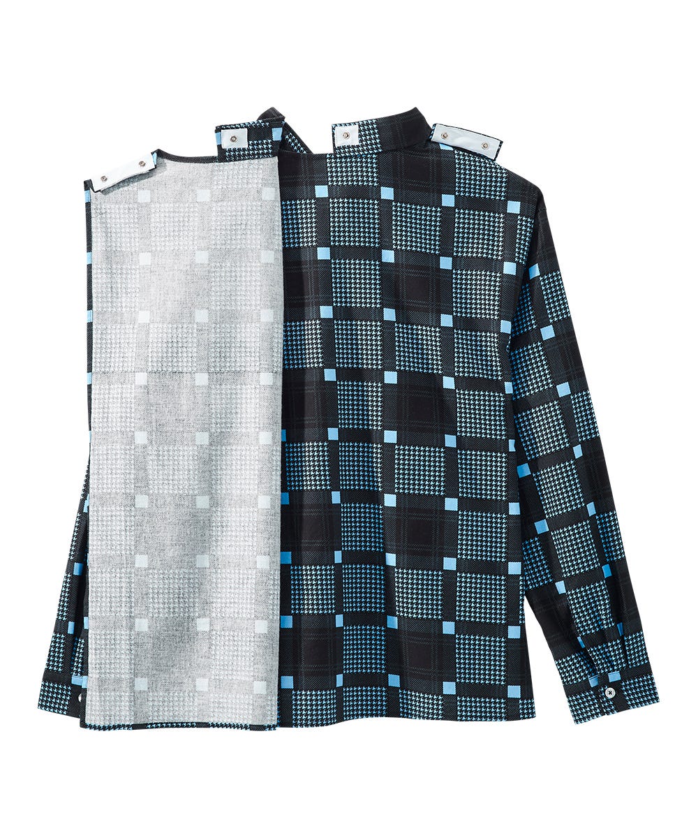Men's Open Back Flannel Shirt - Silverts 6