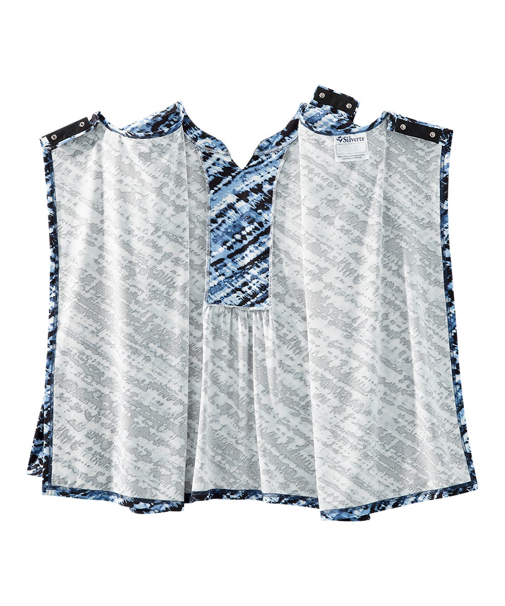 Women's Open Back Pleated Panel Top - Silverts 7
