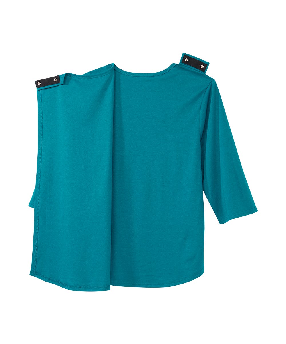 Women's Open Back Embroidered Flower Top - Silverts 6