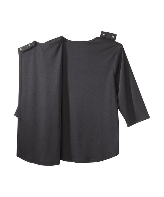 Women's Open Back Embroidered Flower Top - Silverts 2
