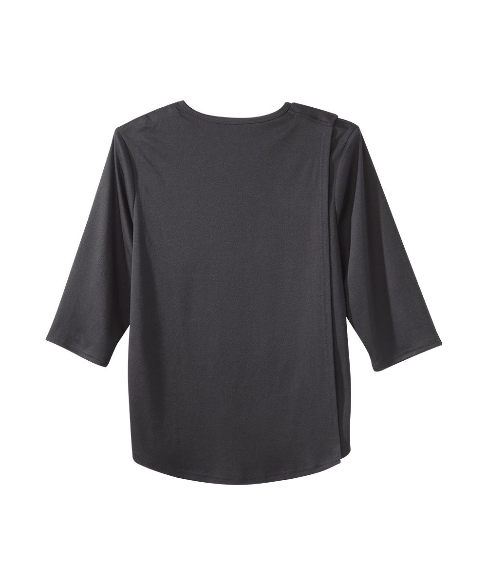 Women's Open Back Embroidered Flower Top - Silverts 16