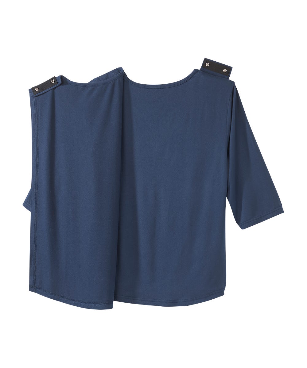 Women's Open Back V-Neck Embellished Top - Silverts 2
