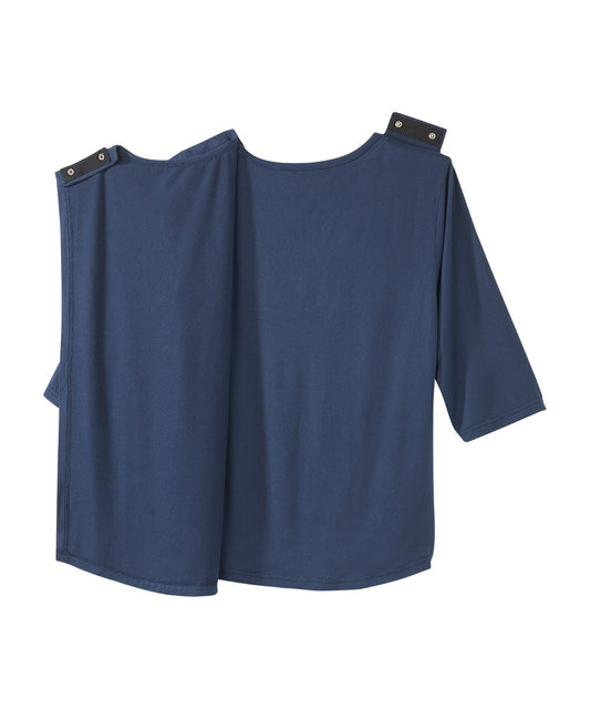 Women's Open Back V-Neck Embellished Top - Silverts 2