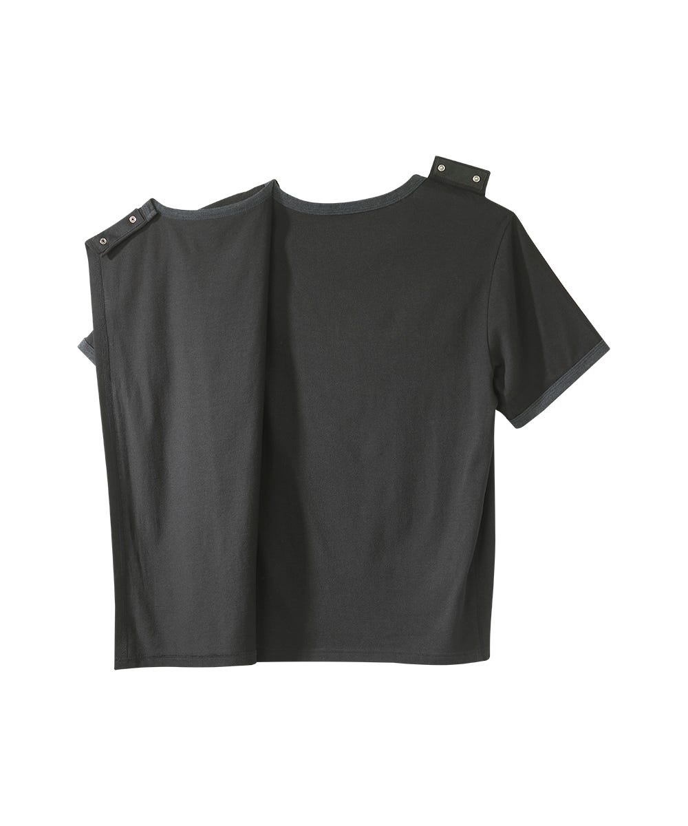 Men's Open Back Colorblock T-Shirt - Silverts 6