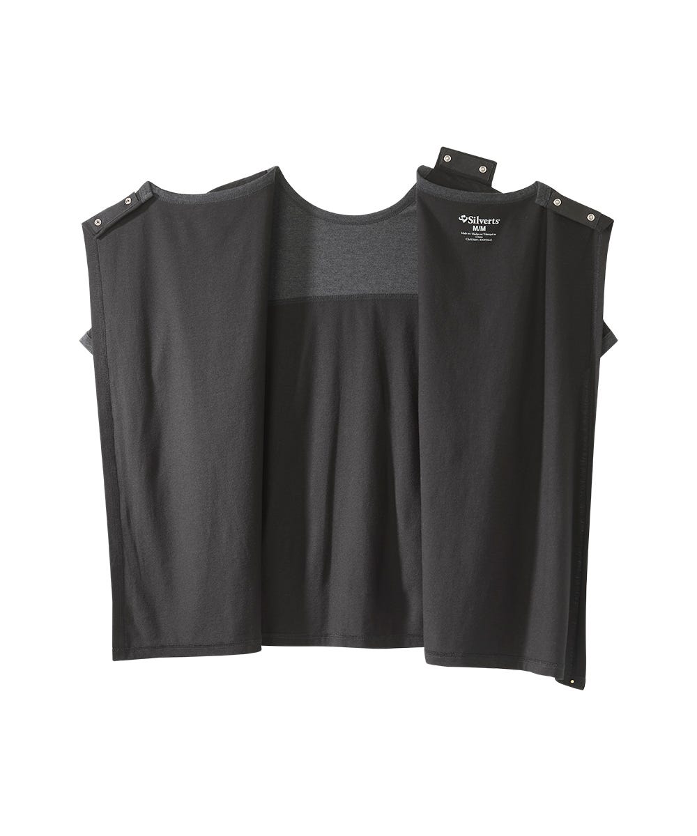 Men's Open Back Colorblock T-Shirt - Silverts 7