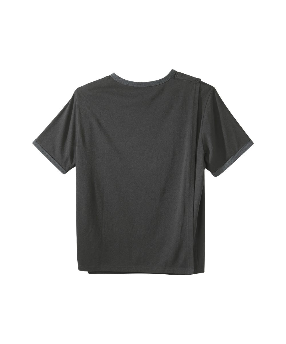 Men's Open Back Colorblock T-Shirt - Silverts 8