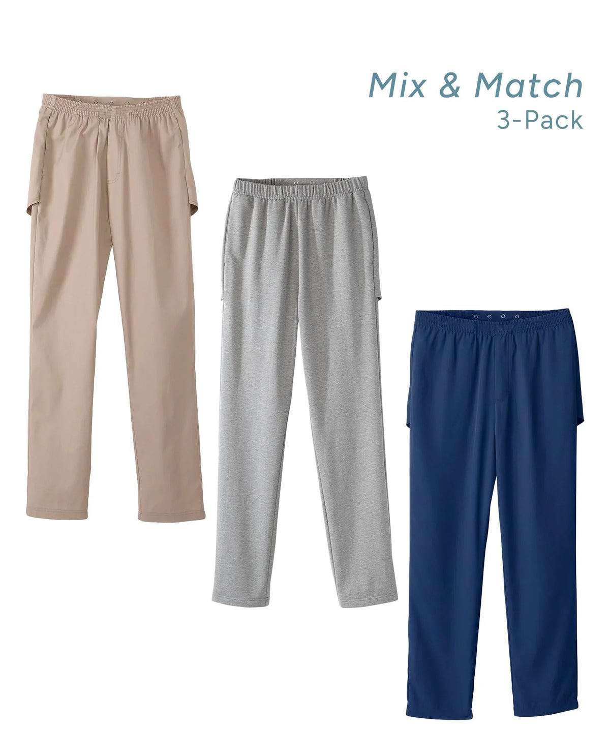 Men's Open Back Pant Essentials - 3 Styles - Silverts 1