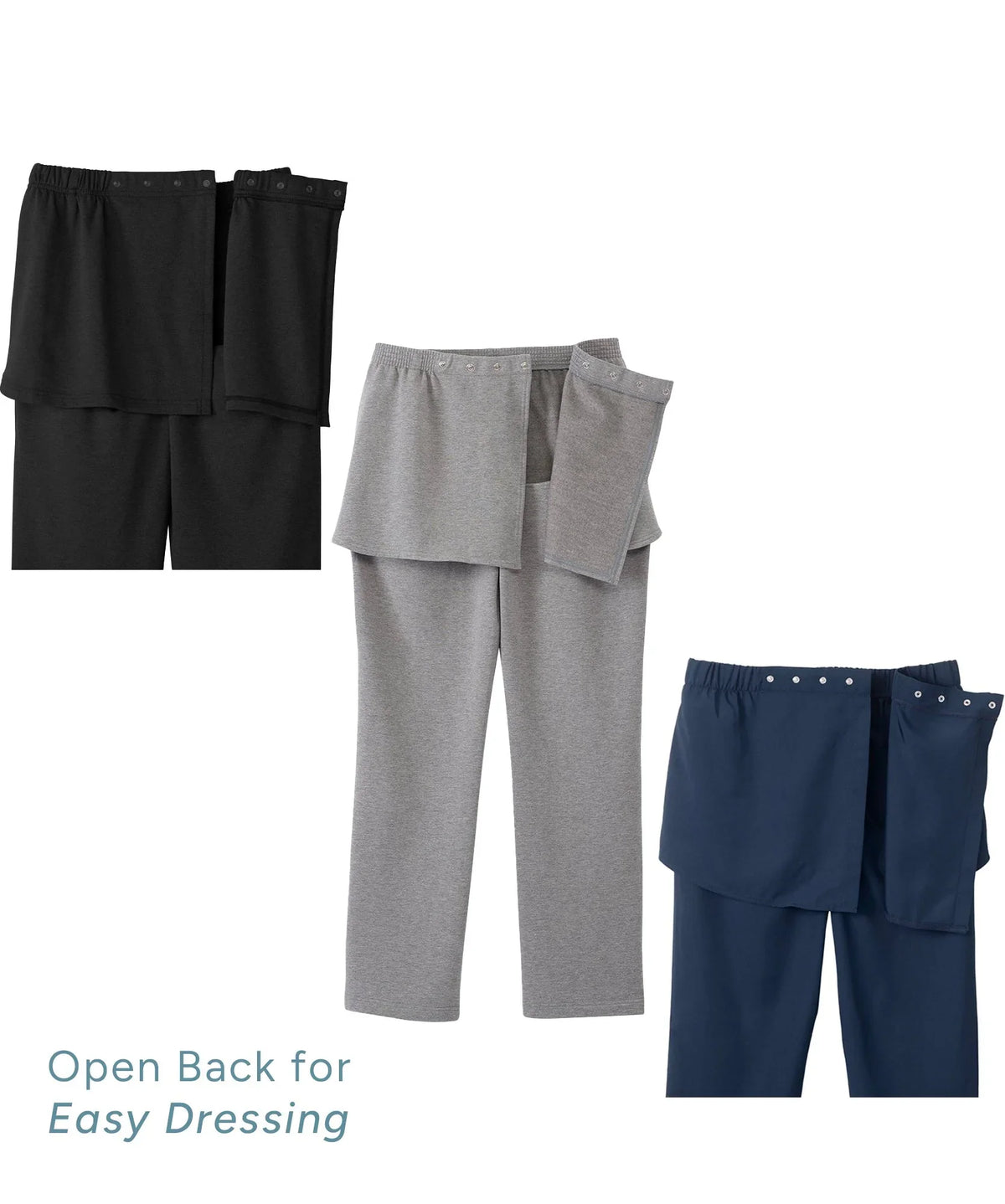 Women's Open Back Pant Essentials Bundle - 3 Styles - Silverts 2