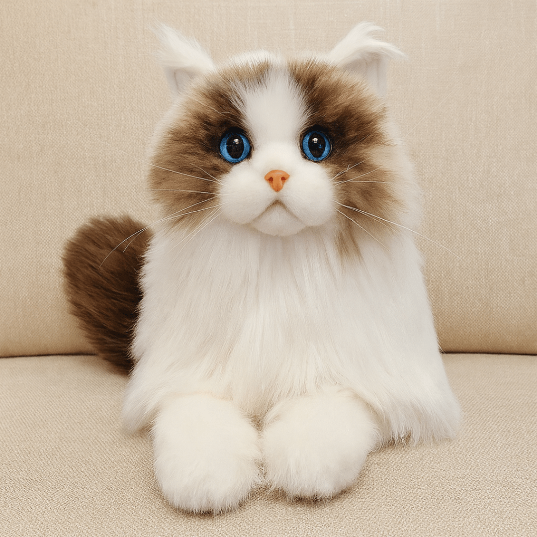 Assistex Therapy Cat Plush for Seniors with Dementia – Realistic Stuffed Animal Companion for Alzheimer’s, Memory Loss, Elderly Comfort – Soft, Calming, Lifelike Cat Toy - Silverts 1