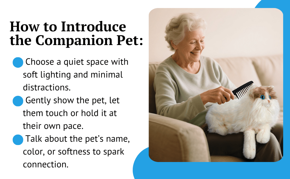 Assistex Therapy Cat Plush for Seniors with Dementia – Realistic Stuffed Animal Companion for Alzheimer’s, Memory Loss, Elderly Comfort – Soft, Calming, Lifelike Cat Toy - Silverts 3